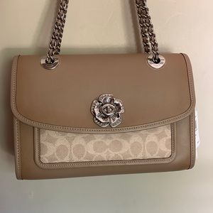 Coach 89112 Parker With Signature Sand Taupe